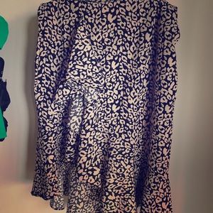 Nasty Gal leopard skirt